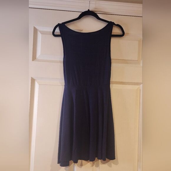 Forever 21 stretchy blue fit and flare dress L juniors - Picture 4 of 4